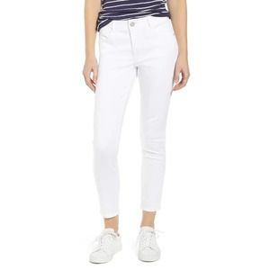 Wit & Wisdom 'Ab'Solution High Waist Ankle Skinny Jeans; White; Size 4